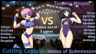 Wrestle Angels Survivor 2 テディキャット堀vs南 利美 三先勝 Teddy-Cat Hori vs Toshimi Minami 3 wins out of 5 games