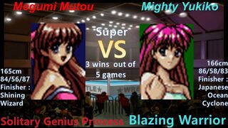 Super Wrestle Angels 武藤 めぐみ vs マイティ祐希子 三先勝 Megumi Mutou vs Mighty Yukiko 3 wins out of 5 games