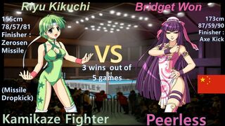 Wrestle Angels Survivor 2 菊池 理宇 vs ブリジット・ウォン 三先勝 Riyu Kikuchi vs Bridget Won 3 wins out of 5 games