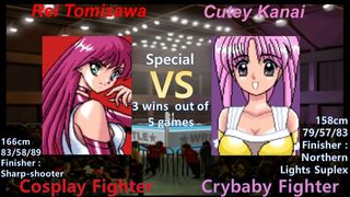 Wrestle Angels Special 富沢 レイ vs キューティー金井 三先勝 Rei Tomizawa vs Cutey Kanai 3 wins out of 5 games