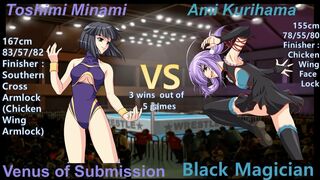 Wrestle Angels Survivor 2 南 利美 vs 栗浜 亜魅 三先勝 Toshimi Minami vs Ami Kurihama 3 wins out of 5 games