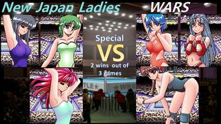 Wrestle Angels Special NJL (Riyu,Minami,Yukiko) vs WARS (Ogawa,Suzumi,Ryuuko) 2 wins out of 3 games