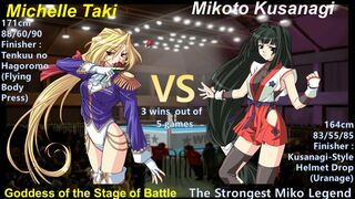 Wrestle Angels Survivor 2 ミシェール滝 vs 草薙 みこと 三先勝 Michelle Taki vs Mikoto Kusanagi 3wins out of 5 games