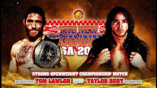 【NJPW STRONG】無差別級王座決定戦トム・ローラー vs テイラー・ラスト煽り動画