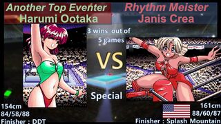 Wrestle Angels Special 大高 はるみ vs ジャニス・クレア Harumi Ootaka vs Janis Crea 3 wins out of 5 games Special