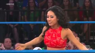 (720pHD): iMPACT Wrestling 12.05.13: Laura Dennis vs Gail Kim with Lei'D Tapa