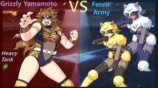 Wrestle Angels Suvivor 2 Grizzly Yamamoto vs Fenrir Army 1:2 Handicap Match 2 wins out of 3 games