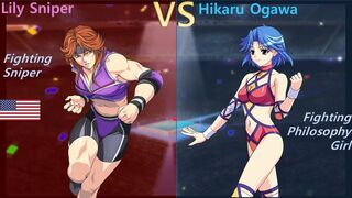 Wrestle Angels Survivor 2 リリィ・スナイパー vs 小川 ひかる 三先勝 Lily Sniper vs Hikaru Ogawa 3 wins out of 5 games