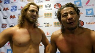 11/20 WORLD TAG LEAGUE: 6TH MATCH’s Post-match comments[w/English subtitles] / 第6試合試合後コメント【字幕有り】