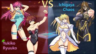 Wrestle Angels Survivor 2 祐希子,龍子vs市ヶ谷,カオス 二先勝 Yukiko,Ryuuko vs Ichigaya,Chaos 2 wins out of 3 games