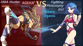 Wrestle Angels Survivor 2 AGEHA vs 小川 ひかる 三先勝 AGEHA vs Hikaru Ogawa 3 wins out of 5 games