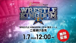 【Live】WRESTLE KINGDOM 13 in 東京ドーム 二夜明け会見