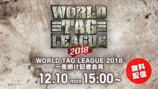 【LIVE】『WORLD TAG LEAGUE 2018』 一夜明け記者会見