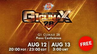 【Live】G1 CLIMAX 28 Press Conference