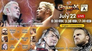 【Live】G1 CLIMAX 28, July 22, Tokyo・Esforta Arena Hachioji