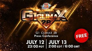 【Live】G1 CLIMAX 28 : Press Conference (July 13)