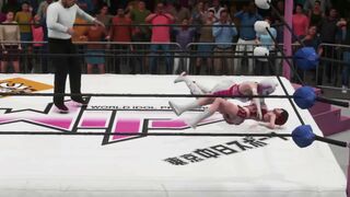 WWE 2K18_WIPエキシビジョン チェリー宮脇 vs. レジェンド小嶋