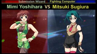 Wrestle Angels Survivor 2 ミミ吉原 vs 杉浦 美月 三先勝 Mimi Yoshihara vs Mitsuki Sugiura 3 wins out of 5 games