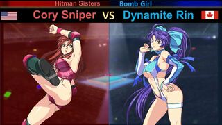 Wrestle Angels Survivor 2 コリィ・スナイパーvsダイナマイト・リン 三先勝 Cory Sniper vs Dynamite Rin 3 wins out of 5games