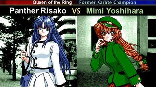 Wrestle Angels V1 パンサー理沙子 vs ミミ吉原 三先勝 Panther Risako vs Mimi Yoshihara 3 wins out of 5 games
