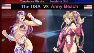 Wrestle Angels Survivor 2 The USA vs アニー・ビーチ 三先勝 The USA vs Anny Beach 3 wins out of 5 games