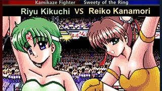 Wrestle Angels Special 菊池 理宇 vs 金森 麗子 三先勝 Riyu Kikuchi vs Reiko Kanamori 3 wins out of 5 games