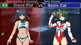 Wrestle Angels Survivor 2 ディアナ・ライアル vs ソニックキャット 三先勝 Diana Rial vs Sonic Cat 3 wins out of 5 games