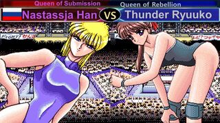Wrestle Angels Special ナスターシャ･ハン vs サンダー龍子 三先勝 Nastassja Han vs Thunder Ryuuko 3 wins out of 5 games