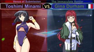 Wrestle Angels Survivor 2 南 利美 vs ジーナ・デュラム 三先勝 Toshimi Minami vs Gina Durham 3 wins out of 5 games