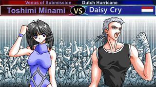 Wrestle Angels V3 南 利美 vs ディジー・クライ 三先勝 Toshimi Minami vs Daisy Cry 3 wins out of 5 games