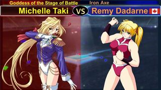 Wrestle Angels Survivor 1 ミシェール滝 vs レミー・ダダーン 三先勝 Michelle Taki vs Remy Dadarne 3 wins out of 5 games