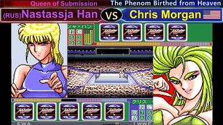 Wrestle Angels 3 クリス・モーガン vs ナスターシャ・ハン 三先勝 Chris Morgan vs Nastassja Han 3 wins out of 5 games