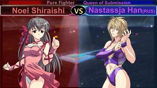 Wrestle Angels Survivor 2 ノエル白石vsナスターシャ・ハン 三先勝 Noel Shiraishi vs Nastassja Han 3 wins out of 5 games