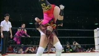 K. Inoue, T. Inoue & Hotta (AJW) vs Kazama, Saito & Sawai (LLPW)