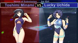 Wrestle Angels Survivor 2 南 利美 vs ラッキー内田 三先勝 Toshimi Minami vs Lucky Uchida 3 wins out of 5 games