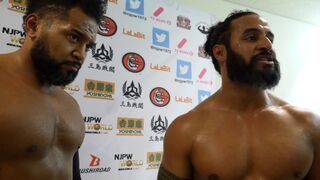 11/24 WORLD TAG LEAGUE: 5TH MATCH’s Post-match comments[w/English subtitles] / 第5試合試合後コメント【字幕有り】