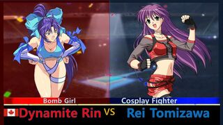Wrestle Angels Survivor 2 ダイナマイト・リン vs 富沢 レイ 三先勝 Dynamite Rin vs Rei Tomizawa 3 wins out of 5 games