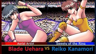 Wrestle Angels Special ブレード上原 vs 金森 麗子 三先勝 Blade Uehara vs Reiko Kanamori 3 wins out of 5 games