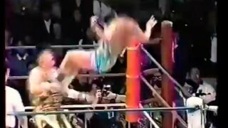 女子プロレス スペシャルマッチ 1990's 山崎五紀 VS ミスA(ダイナマイト関西)