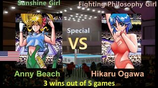 Wrestle Angels Special アニー・ビーチ vs 小川 ひかる 三先勝 Anny Beach vs Cuty Kanai 3 wins out of 5 games Special