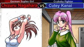 Wrestle Angels Special 永原 ちづる vs キューティー金井 三先勝 Chizuru Nagahara vs Cuty Kanai 3 wins out of 5 games