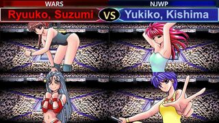 Wrestle Angels Special 龍子,涼美 vs 祐希子,来島 二先勝 Ryuuko, Suzumi vs Yukiko, Kishima 2 wins out of 3 games