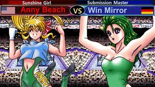 Wrestle Angels Special アニー･ビーチ vs ウィン・ミラー 三先勝 Anny Beach vs Win Mirror 3 wins out of 5 games