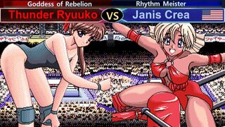 Wrestle Angels Special サンダー龍子 vs ジャニス･クレア 三先勝 Thunder Ryuuko vs Janis Crea 3 wins out of 5 games