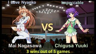 Wrestle Angels Survivor 2 永沢 舞 vs 結城 千種 三先勝 Mai Nagasawa vs Chigusa Yuuki 3 wins out of 5 games