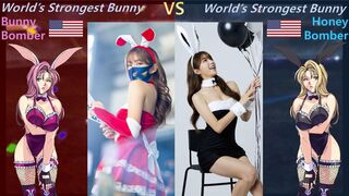 Wrestle Angels Survivor 2 Year of the Rabbit Special Bunny vs Honey 3 wins out of 5 games
