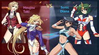 Wrestle Angels Survivor 2 北条, 滝 vs ディアナ,ソニック 二先勝 Houjou,Taki vs Diana, Sonic 2 wins out of 3 games