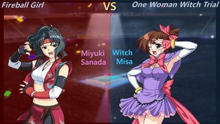 Wrestle Angels Survivor 2 真田 美幸 vs ウィッチ美沙 三先勝 Miyuki Sanada vs Witch Misa 3 wins out of 5 games