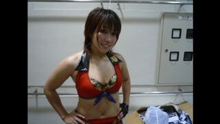 美女アスリート　プロレス　華名　Japanese beauty athlete wrestling Kana