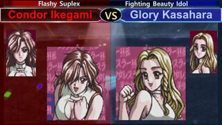 美少女レスラー列伝 コンドル池上 vs グローリー笠原 SNES Bishoujo Wrestler Retsuden Condor Ikegami vs Glory Kasahara